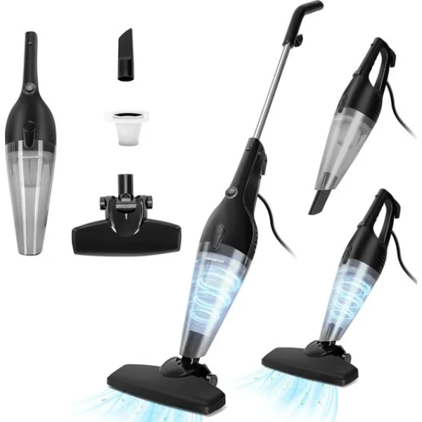 Ηλεκτρική Σκούπα 4 σε 1 Stick με Σύστημα φίλτρου Cyclone 600W 1,2L Aigostar 30B6U