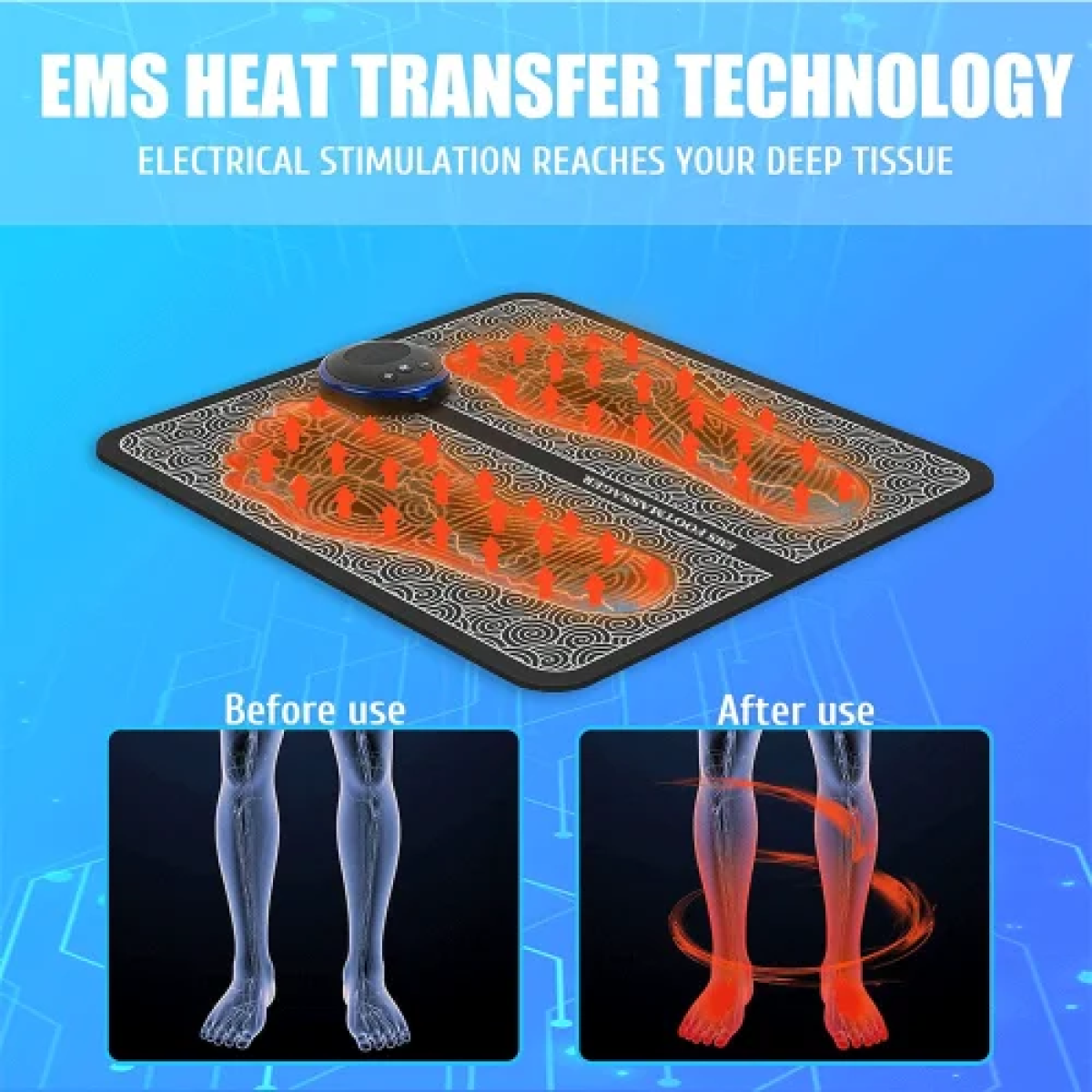 Ηλεκτρική Συσκευή Μασάζ Ποδιών EMS Foot Massager MDHL M13
