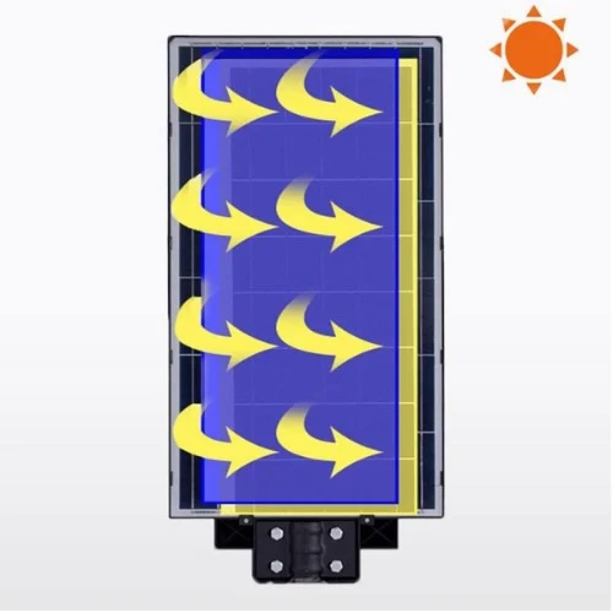 Ηλιακός Προβολέας LED 800W με τηλεχειριστήριο Aerbes AB-T80