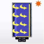 Ηλιακός Προβολέας LED 800W με τηλεχειριστήριο Aerbes AB-T80