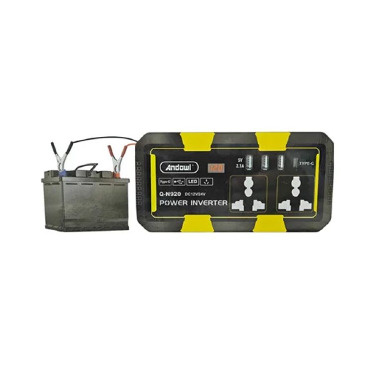 Inverter αυτοκινήτου 300W για μετατροπή DC12V/24V σε AC220V Q-N920