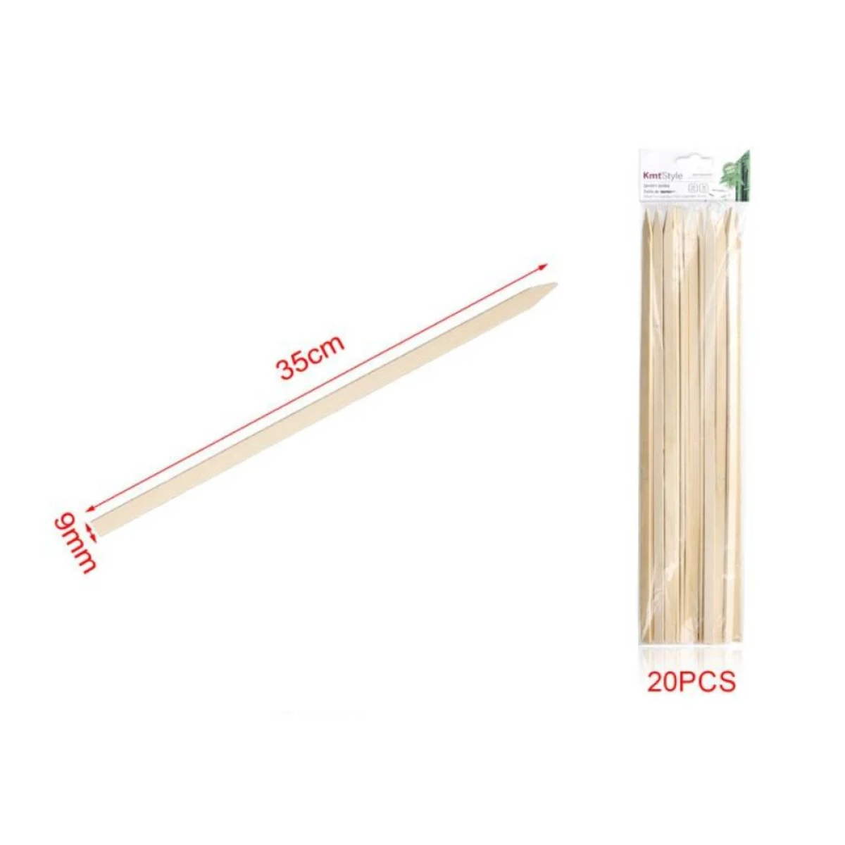 Καλαμάκια για Σουβλάκια από Bamboo 35×0.9 εκ. 20 τμχ.