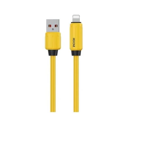 Καλώδιο φόρτισης USB-Α σε Lightning 1m Wekome WDC-27i κίτρινο