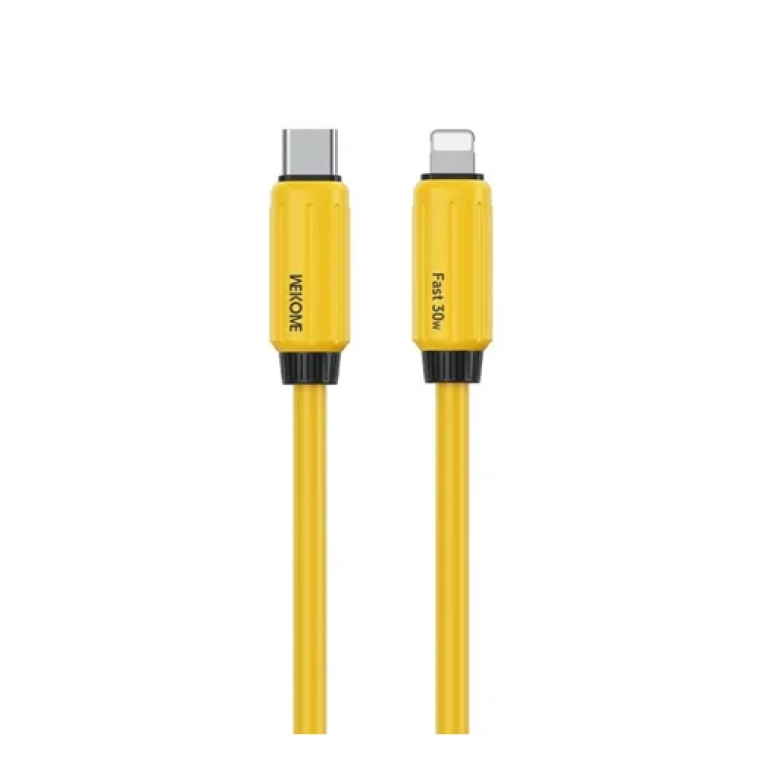 Καλώδιο φόρτισης USB-C to Lightning Cable 1m Wekome WDC-29 κίτρινο