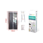 KMT Style Σίτα Πόρτας Λευκή 140x240cm