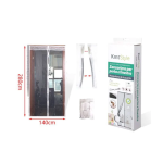 KMT Style Σίτα Πόρτας Λευκή 140x280cm