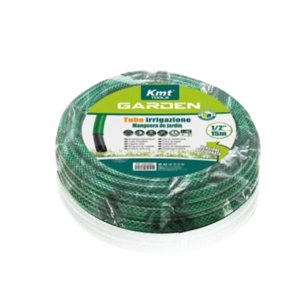 KMT Tools Λάστιχο Ποτίσματος 15m Διαμέτρου 1/2” Πράσινο