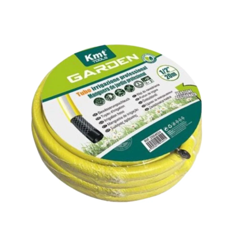 KMT Tools Λάστιχο Ποτίσματος 20m Διαμέτρου 1/2” Κίτρινο