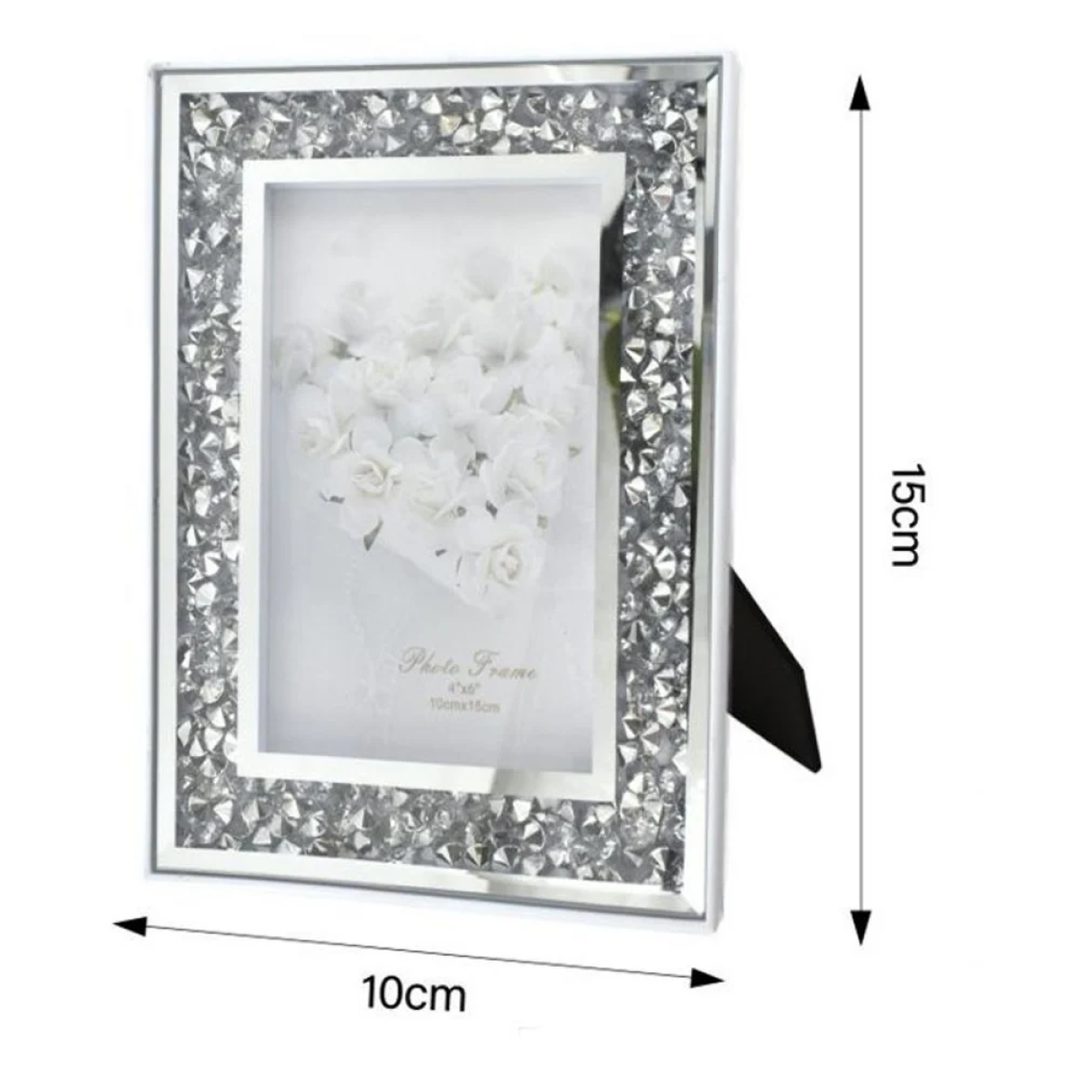 Κορνίζα Επιτραπέζια Μεταλλική 15x10cm – Κωδικός: 38324