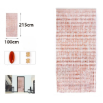 Κουρτίνα Πόρτας με Πολύχρωμες Χάντρες PVC 100x215cm – Αντικουνουπική & Διακοσμητική 296425