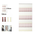Κουρτίνα Πόρτας με Πολύχρωμες Χάντρες PVC 100x210cm – Αντικουνουπική & Διακοσμητική 296427
