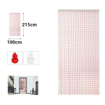 Κουρτίνα Πόρτας με Πολύχρωμες Χάντρες PVC 100x215cm – Αντικουνουπική & Διακοσμητική 296428