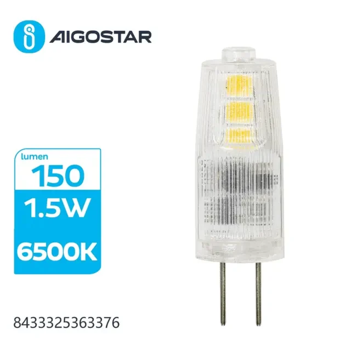 Λάμπα LED Ψυχρό Λευκό 6500K G4 1,5W Aigostar