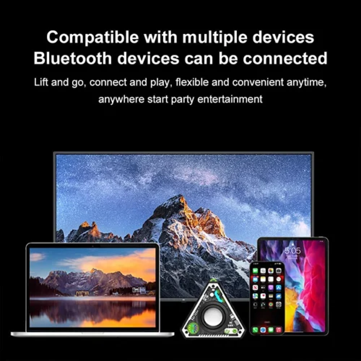 Μίνι φορητό ασύρματο ηχείο Bluetooth V2 - πράσινο - Image 5