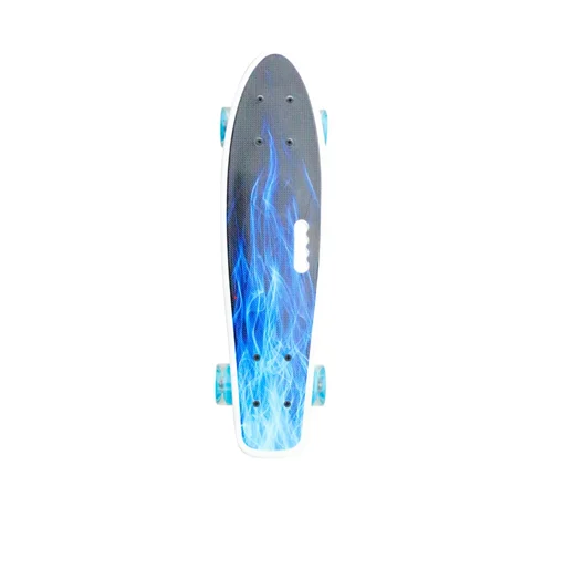 Παιδικό Skateboard Με Φωτιζόμενους Τροχούς - Μπλε