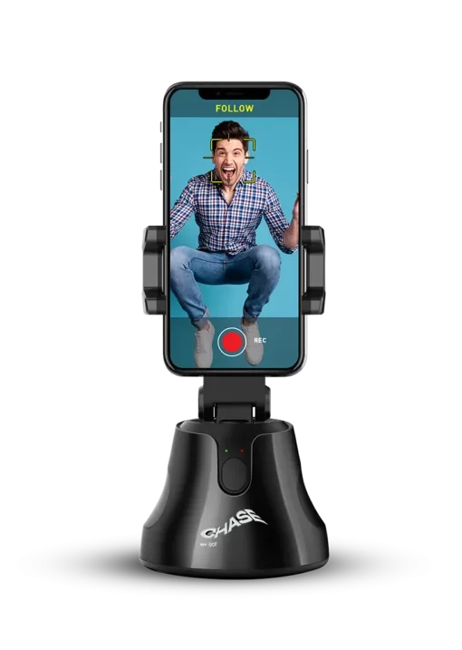 Chase iJoy Bάση κινητού face and object tracking Τik Tok μαύρη IJPSCHRT01-GR