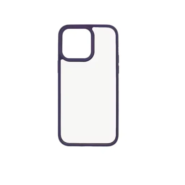 Προστατευτική θήκη για iPhone 12 - διάφανο μωβ