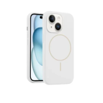 Προστατευτική θήκη σιλικόνης MagSafe για iphone 14 - λευκό