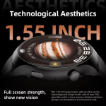 Ψηφιακό ρολόι Smartwatch Watch 4 - μαύρο - Image 5