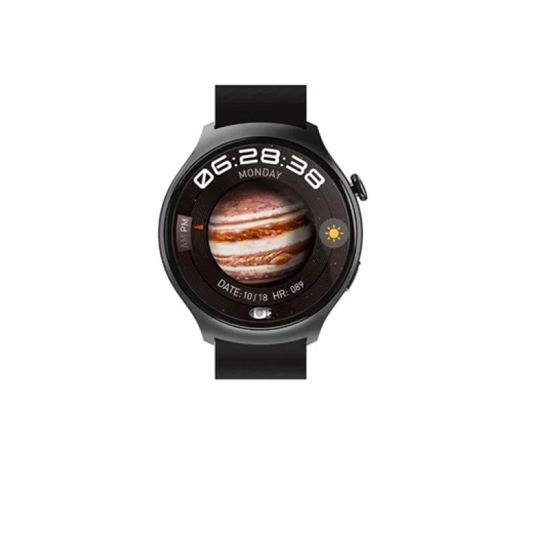 Ψηφιακό ρολόι Smartwatch Watch 4 - μαύρο