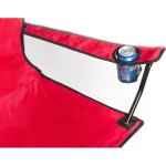 Πτυσσόμενη Καρέκλα Παραλίας/Camping με Ποτηροθήκη 80x50x50cm CY-8020 Κόκκινη