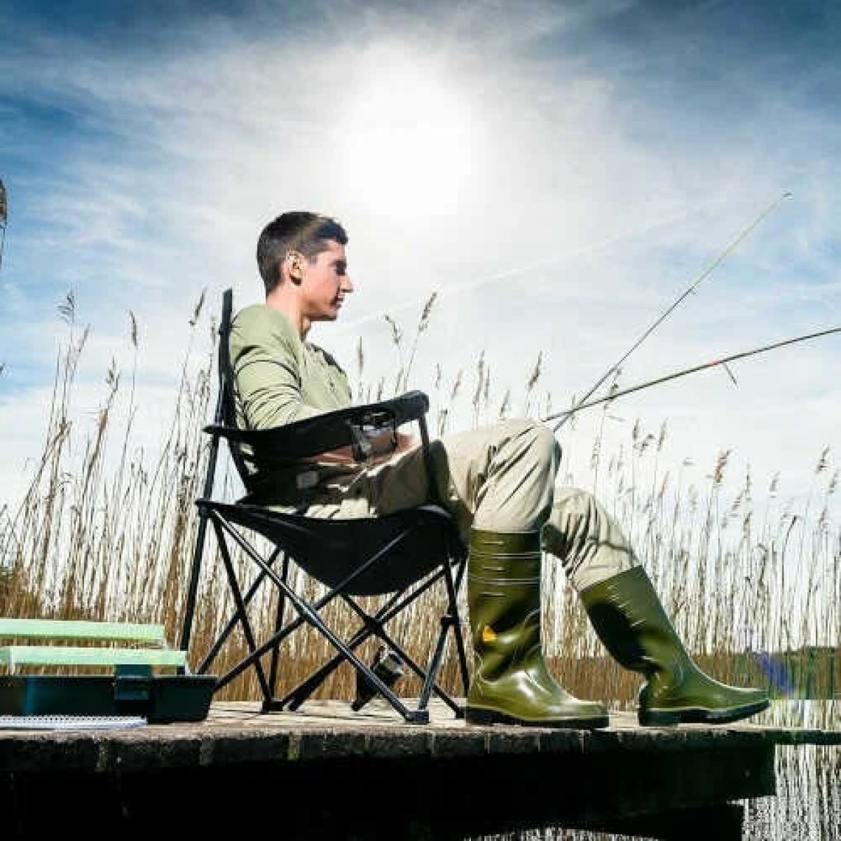 Πτυσσόμενη Καρέκλα Παραλίας/Camping με Ποτηροθήκη 80x50x50cm CY-8020 Κόκκινη