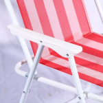 Πτυσσόμενο Φορητό Καρεκλάκι Παραλίας / Camping Κόκκινο CY-8018