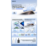 Remax MCP-1 Power Bank 10000mAh – Λευκό | 30W PD Fast Charging και Μαγνητική Ασύρματη Φόρτιση