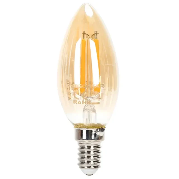 Ρυθμιζόμενη LED Λάμπα C35 E14 4W 2200K Aigostar
