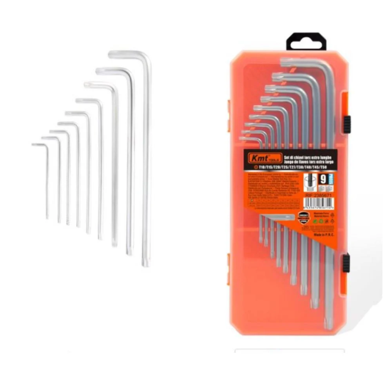 Σετ 9 Κλειδιά Torx σε Σχήμα L 2385671