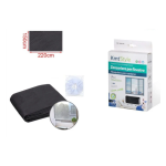 Σίτα Κουνουπιέρα Παραθύρου Μαύρη 150x220cm KMT Tools 3280164