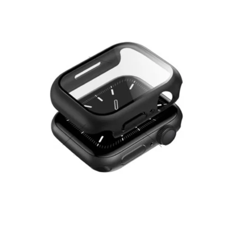 Θήκη και προστασία οθόνης Iwatch S10 46mm - μαύρο