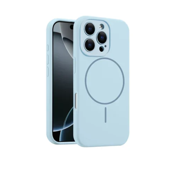 Θήκη σιλικόνης MagSafe για iphone 14 Pro Max - γαλάζιο