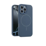 Θήκη σιλικόνης MagSafe για iphone 16 Pro Max - μπλε