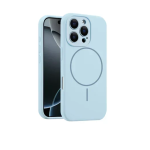 Θήκη σιλικόνης MagSafe για iphone 16 Pro Max - γαλάζιο