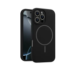 Θήκη σιλικόνης MagSafe για iphone 16 Pro Max - μαύρο