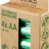 Deltaco Ultimate Αλκαλικές Μπαταρίες AA LR6 4 Τεμάχια Ecolabel ULT-LR6-4P