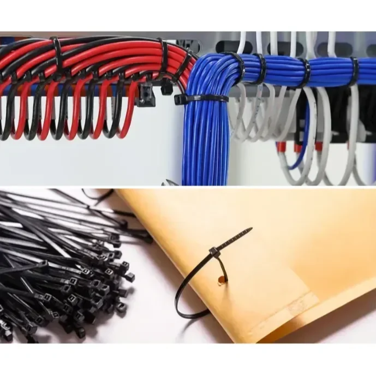 Δεματικά Καλωδίων (Cable Ties) 7*450mm 50 Τεμάχια Μαύρα