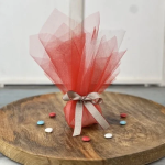 Ύφασμα Τούλι για Διακόσμηση σε Ρολό 48cm x 4.5m 85677 Κόκκινο