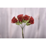 Ύφασμα Τούλι για Διακόσμηση σε Ρολό 48cm x 4.5m 85677 Κόκκινο