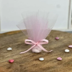 Ύφασμα Τούλι για Διακόσμηση σε Ρολό 48cm x 4.5m 85673 Ροζ