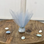 Ύφασμα Τούλι για Διακόσμηση σε Ρολό 48cm x 4.5m 85674 Γαλάζιο