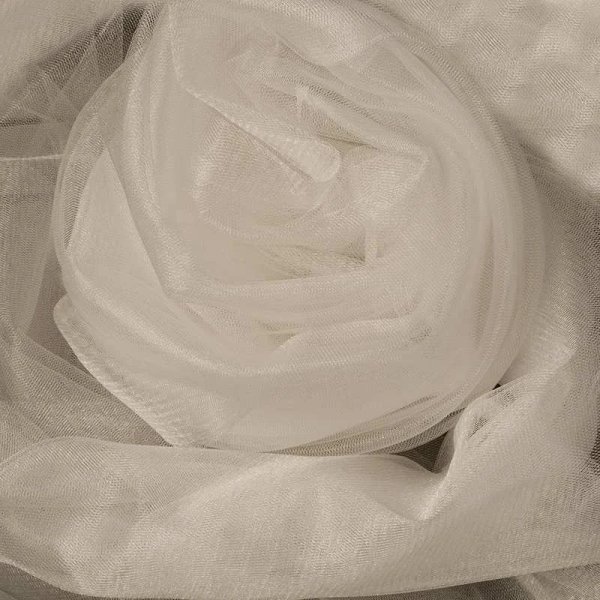 Ύφασμα Τούλι για Διακόσμηση σε Ρολό 48cm x 4.5m 85675 Υπόλευκο #27