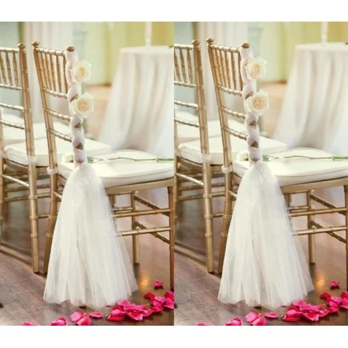 Ύφασμα Τούλι για Διακόσμηση σε Ρολό 48cm x 9m 85671 Λευκό