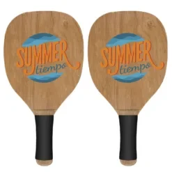 Ρακέτες Ξύλινες Παραλίας Summertiempo 40x22x1