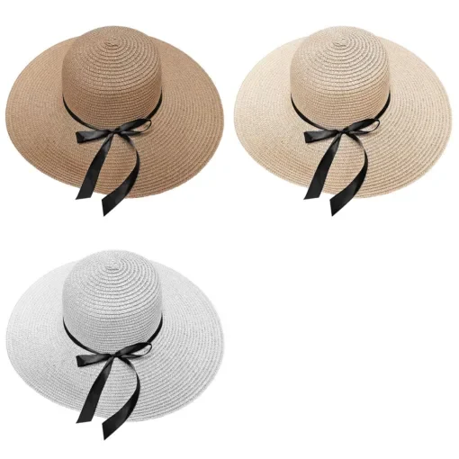 Καπέλο Ψαθόχαρτο με Φιόγκο Γυναικείο φ42cm Φ42cm SummerTiempo 622419