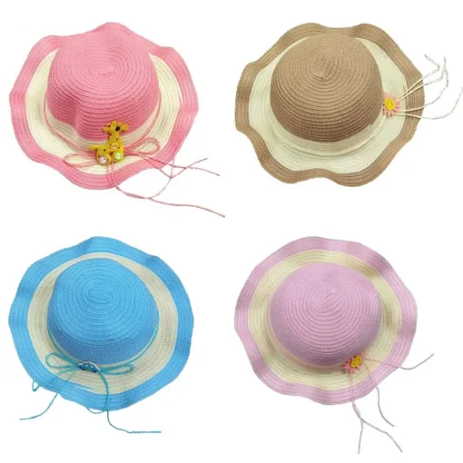 Καπέλο Ψαθόχαρτο Παιδικό με Ήλιο Φ28cm SummerTiempo 622833