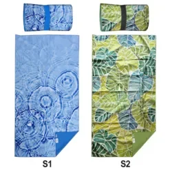 Πετσέτα Θαλάσσης Τυπωμένη Suede Μικροίνες 85x160cm  ~245gr SummerTiempo 622960