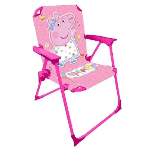 Καρεκλάκι Μεταλλικό Αναδιπλωμένο Peppa pig 53x38x27cm Peppa 5013-4234
