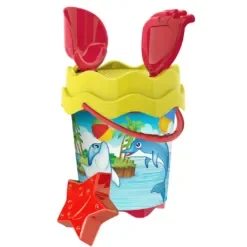Κουβαδάκι Δελφίνια φ17cm σετ=5 τεμ Φ17cm SummerTiempo 622989